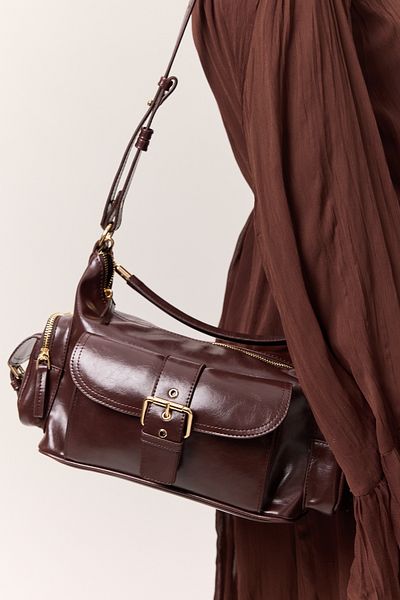 Manuka Mica Buckle Bag Brown