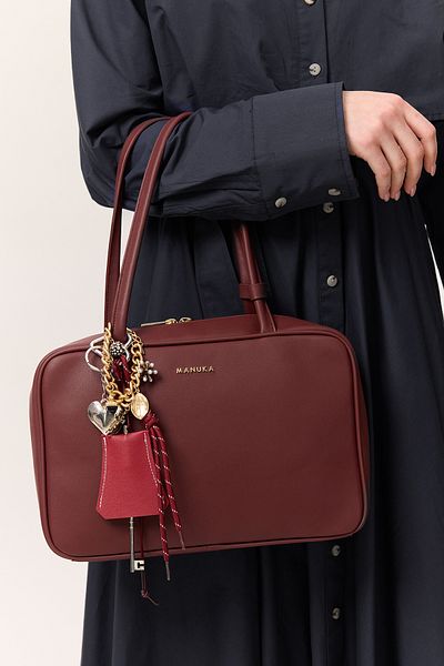 Manuka Simona Tote Bag Burgundy