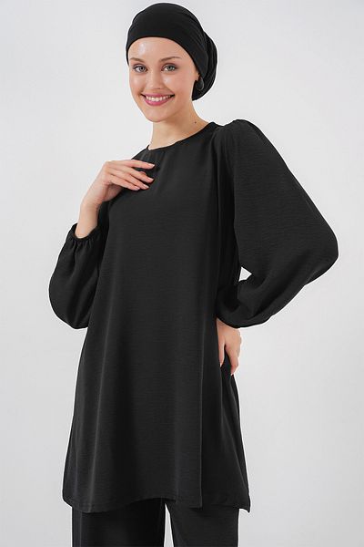 Bigdart Γυναικείο Σετ Παντελόνι Ayrobin Tunic Bottom Top 6712 - Μαύρο