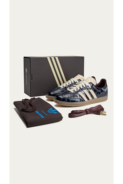 adidas Samba Wales Bonner Navy Croc - Navy Blue