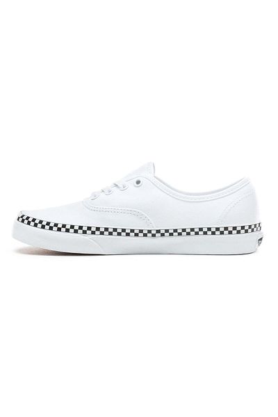 Vans Tenisi Authentic (Checkerboard Foxing) Alb