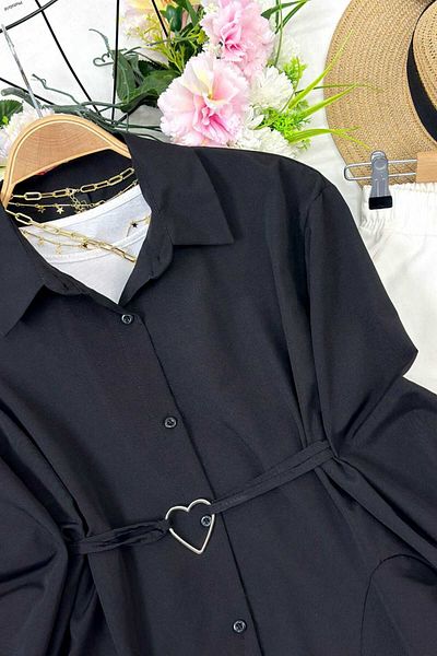 YEDİLALE Heart Belt Shirt 4360