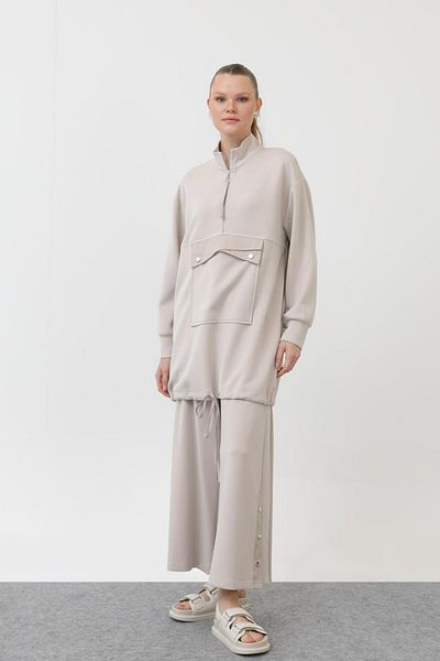 Puane 14299 Women's Modal Suit with Front Pocket