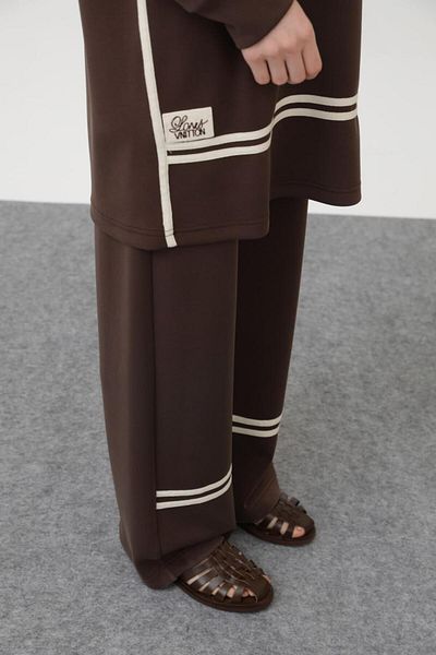Puane 14291 Women's Grosgrain Detailed Modal Suit