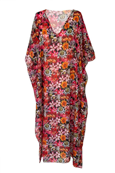 Remsa Mayo Μονό Kaftan Pareo με μοτίβο σε Hijab μαγιό REX-P02