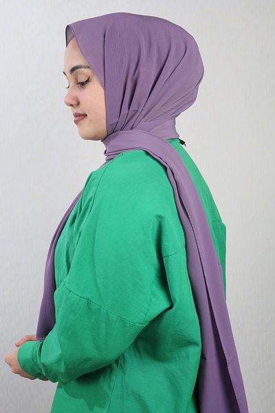 Levidor Solid Color Italian Crinkle Shawl - Pattern-01 - Color-27