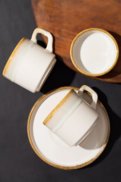 AEN PORSELEN طقم قهوة اين 6 قطع لشخصين