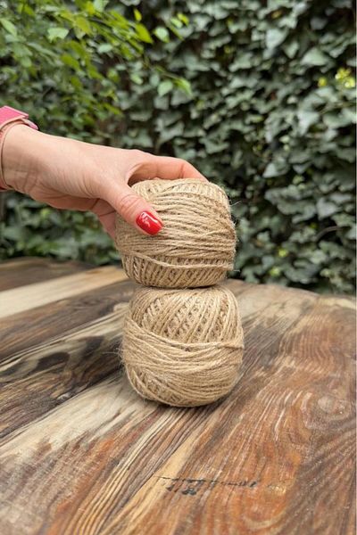 RufusConcept 100 Meters of Jute Rope Pack of 2 Pieces