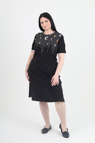 GNR Plus Size Short Sleeve Print Dress