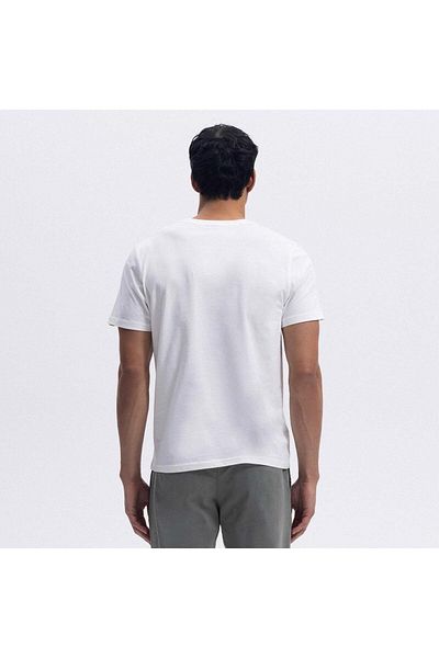 Ellesse Em462-Of Crew Neck Men's T-Shirt - Off White
