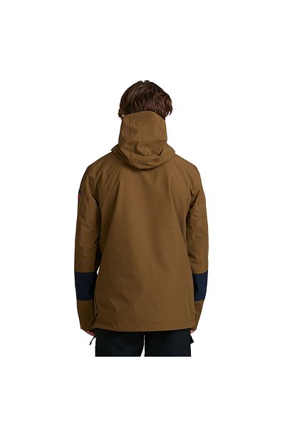 Quiksilver Men's Snowboard Coat Steeze Khaki Men's Snowboard Jacket Eqytj03274