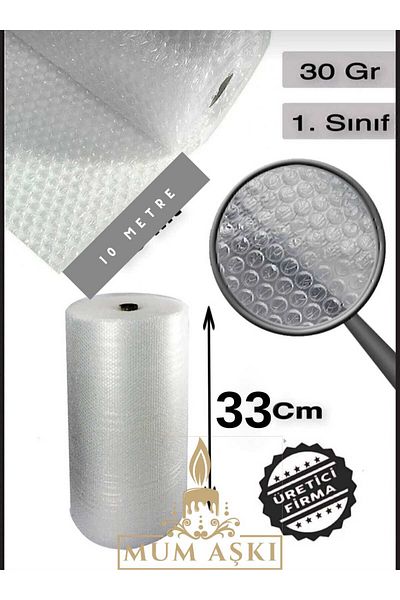 Mum Aşkı Patpat Pıtaç Balloon Packaging, 33Cmx10Mt Goods Protection Nylon