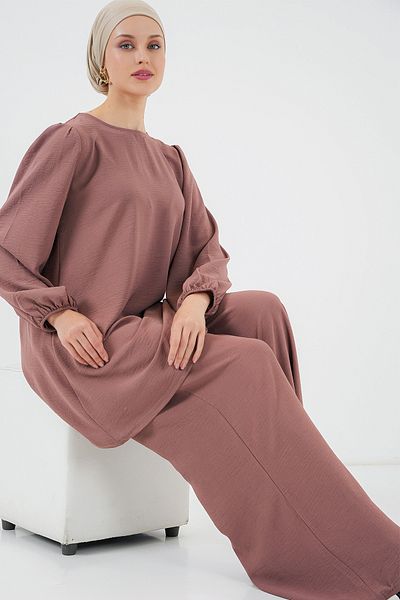 Bigdart Damen Ayrobin Tunika Hose Unterteil Anzug 6712 - Rose Dry
