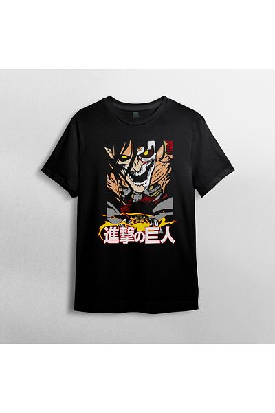 Pixxa Attack On Titan Eren Jaeger 100% βαμβακερό ποδηλατικό μπλουζάκι μοντέλο 14