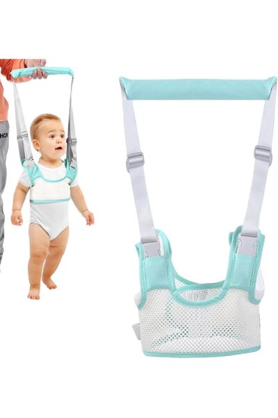 Yelajoy Baby Walking Harness,Anti Lost,Adjustable Sling Length,Handheld Kids Walker,Breathable Mesh,Green