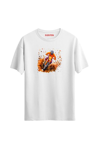 Eastek Offroad Motorcycle Printed Design T-Shirt