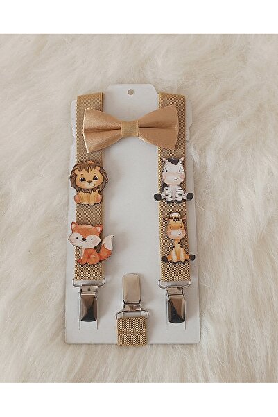 Bambinoo Safari Animal Concept Hanger Bow Tie Special Day Birthday Trousers H...