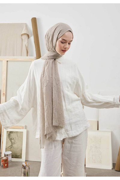 Fresh Bamboo Shawl - Stone Color