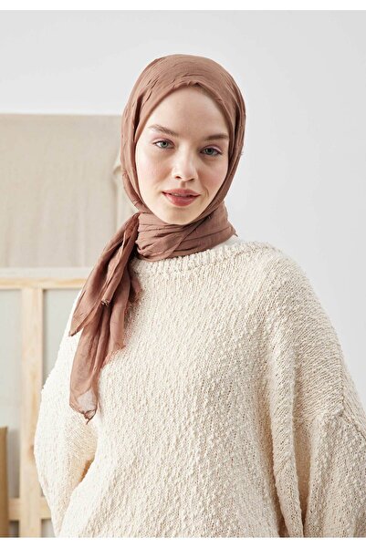 Fresh BAMBU ŞAL KIZIL KAHVE