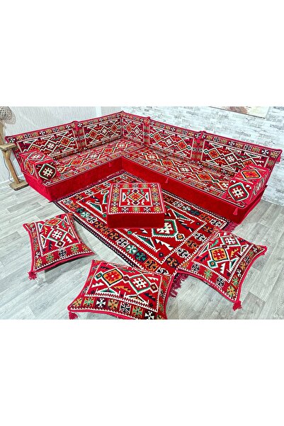 uğurlu şark köşesi Uğurlu Şark Köşe Takımı (14 parça 20 cm minder kalınlığı )