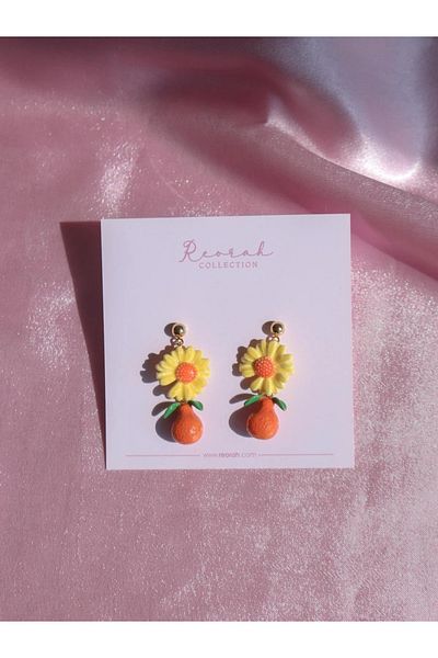 Reorah Collection Orange Blossom Earrings