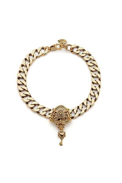Mon Reve Ariel Heart Thick Chain Necklace