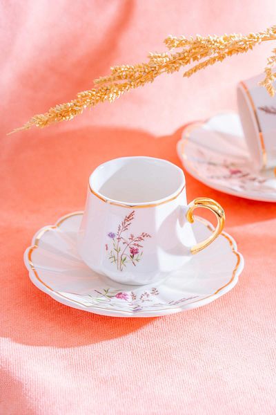ACAR Alyona Coffee Cup Set for 6 People - 90 ml