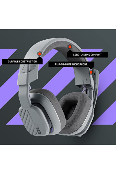 Astro سماعة رأس ASTRO A10 Ozone Grey للألعاب للكمبيوتر الشخصي
