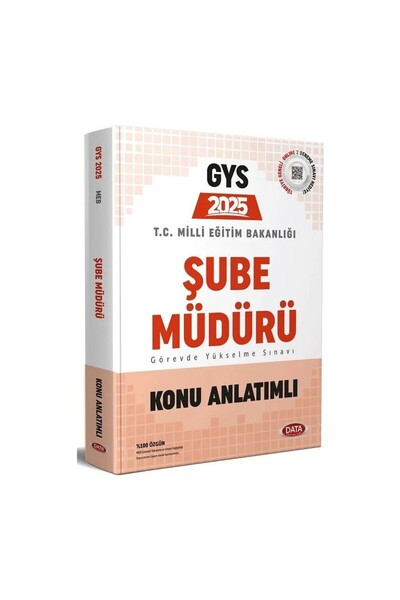 Anka Yayınları Data 2025 Gys Meb Şube Müdürlüğü Konu Anlatımlı Görevde Yükselme