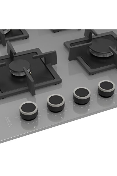 Ferre Sc208 Gri Cam Ankastre Ocak ( Kaymaz Döküm Izgara)