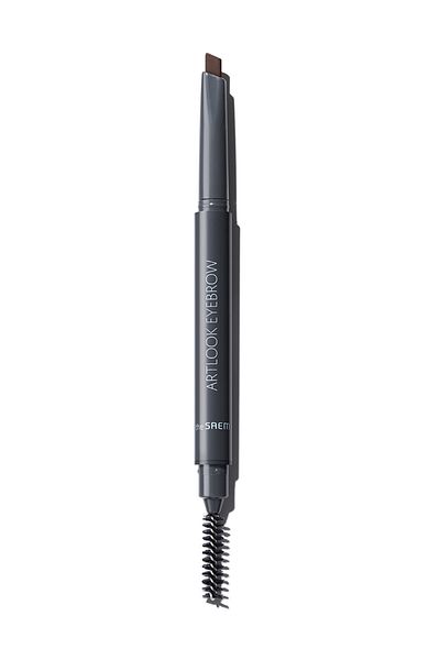 THE SAEM Natural Looking Angled Eyebrow Pencil - Saemmul Artlook Eyebrow - Gray Brown