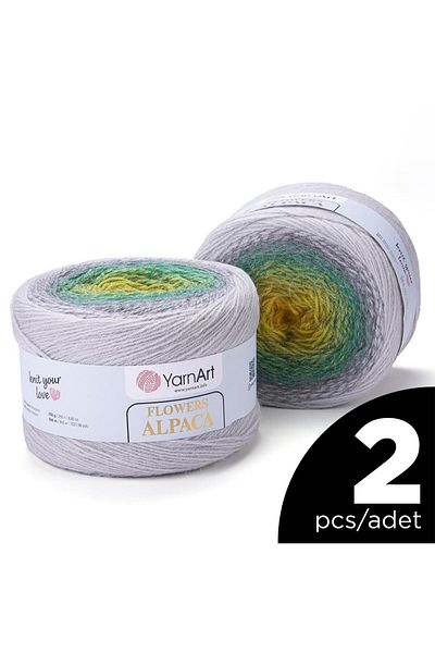 Yarnart Flowers Alpaca Knitting Yarn - 424 - 2 Pcs