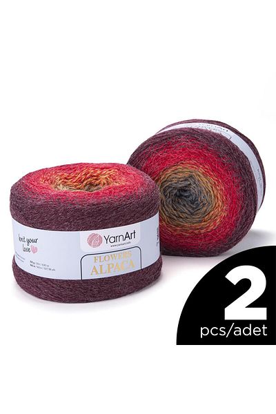 Yarnart Flowers Alpaca Knitting Yarn - 422 - 2 Pcs