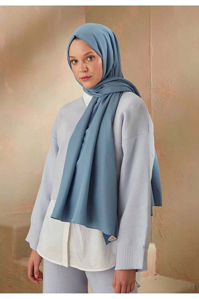 Fresh COTTON VISKOSE SHAL LIGHT BLUE