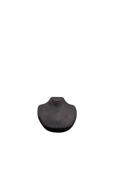 MeGass Dekor Domestic Production Floor Model Geranium Fabric Smoked Color Length 19 cm Width 16 cm Necklace Jewelry Mannequin