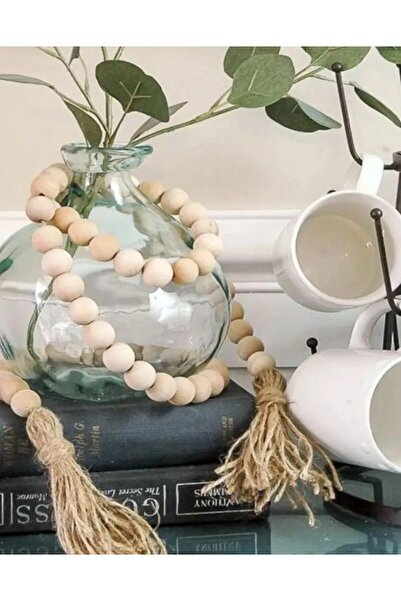 diclecollection Decorative Wooden Beaded Decorative Ornamental Rosary