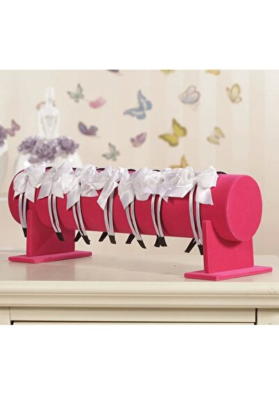 Aydın Decor Pink Crown Buckle Stand with Local Velvet Feet (aydindecor)