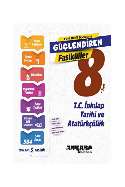 Anka Yayınları Ankara Yayıncılık 8. Sınıf T.c. Inkılap Tarihi ve Atatürkçülük...