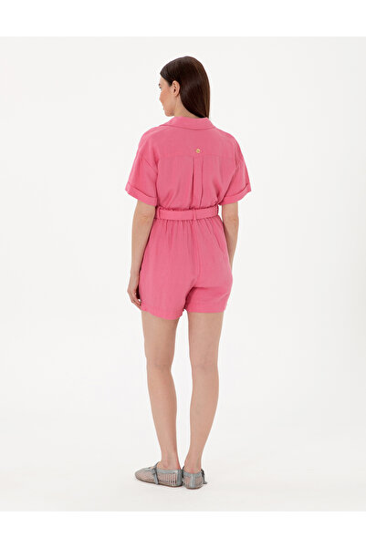 Pierre Cardin Pink Linen Jumpsuit 50301204-Vr041