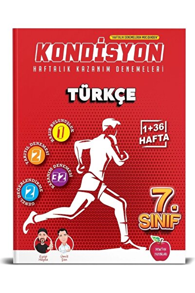 Anka Yayınları Newton Yayınları 7. Sınıf Kondisyon Türkçe Denemeleri 37 Hafta Yeni