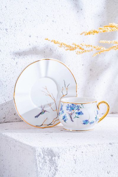 ACAR Riona Coffee Cup Set for 6 People - 90 ml