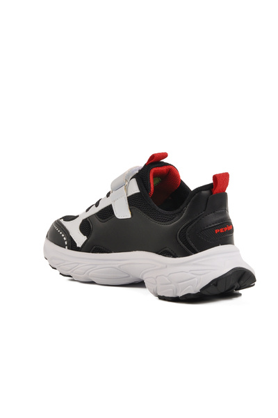 pepino Black Velcro Mesh Lightweight Boys' Sports Shoes