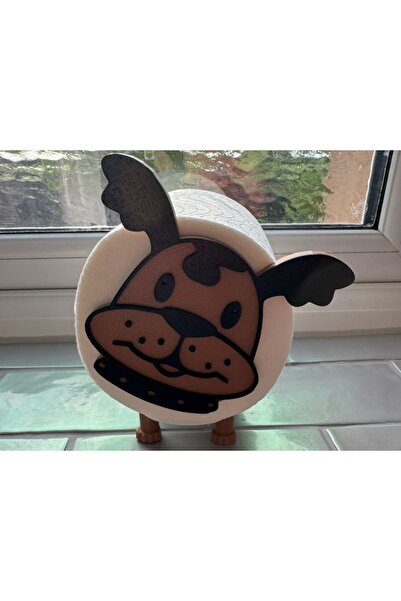 barsdepo Držač toalet papira u obliku psa - višebojan