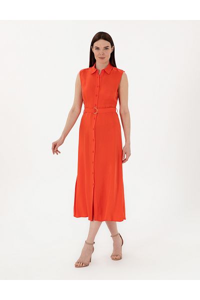Pierre Cardin Red Regular Fit Woven Dress 50306939 -Vr030