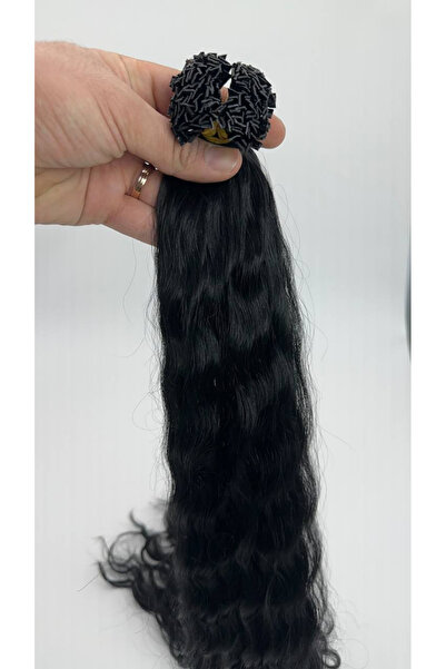 HalitCan HairKing 65 cm Yoğun Dalgalı “Yıka‑Çık” Mikro Kaynak %100 Gerçek İns...