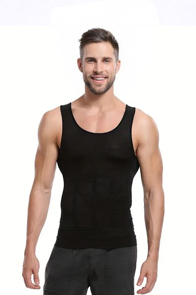 ALEXANDER HUD Men's Athlete Corset Waist Chest Belly Tightener Firming Shaper Slimming Upright Posture Athlete