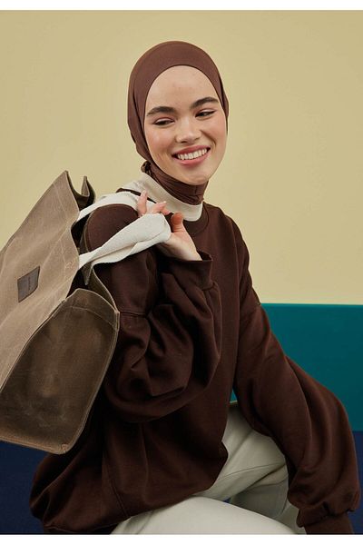 Fresh Athletic Hijab Bitter Coffee