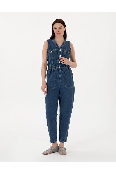 Pierre Cardin Light Blue Jean Jumpsuit 50308961 -Vr095
