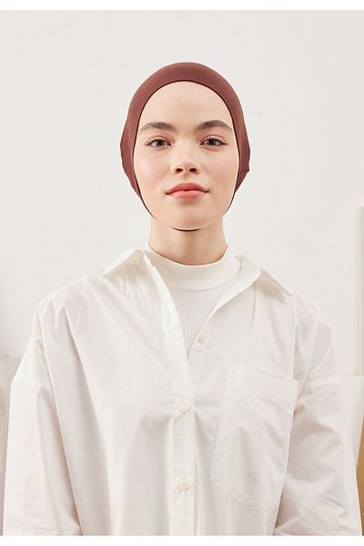 Fresh Practical Large Volume Bonnet Light Brown