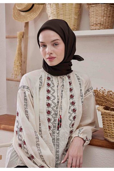 Fresh Cotton Silk Scarf - Bitter
